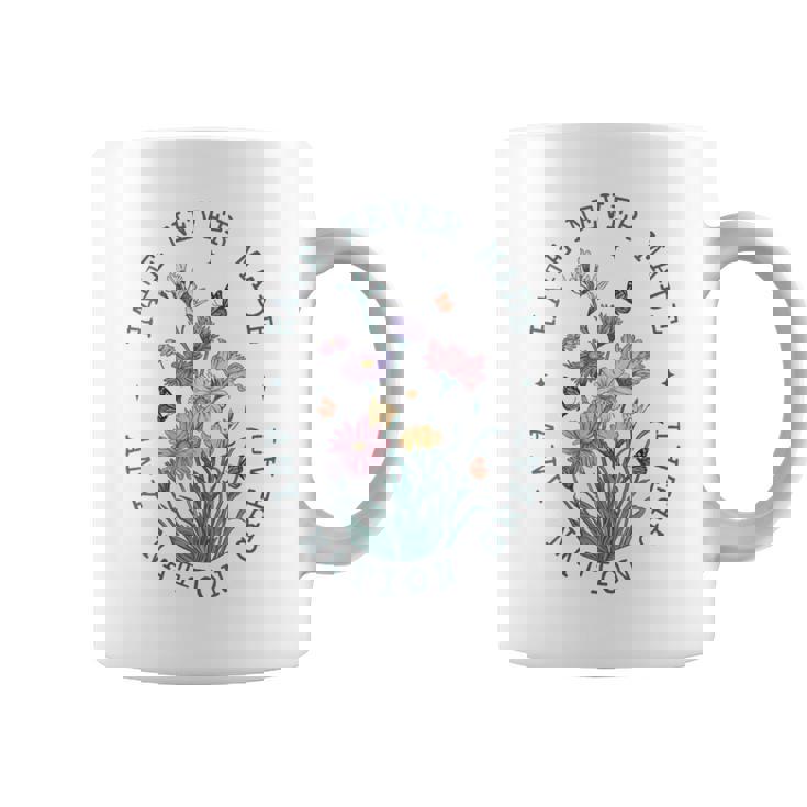 Floral Butterflies Democrat President Liberal Coffee Mug