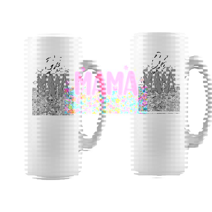 Floral Girl Mama Girl Mom Blessed Mama Vibes Mother's Day Coffee Mug