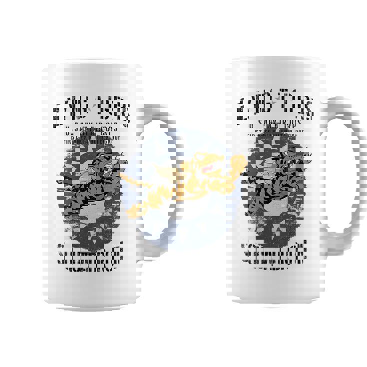 Flying Tigersquadron 第二次世界大戦ヴィンテージ記章 バックプリント コーヒーマグ