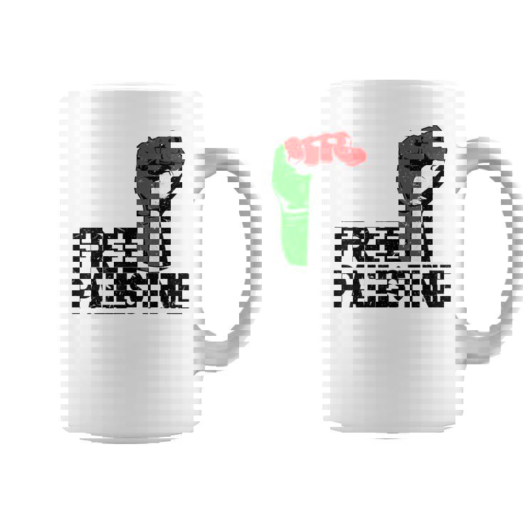 Free Palestine パレスチナの旗無料パレスチナ コーヒーマグ