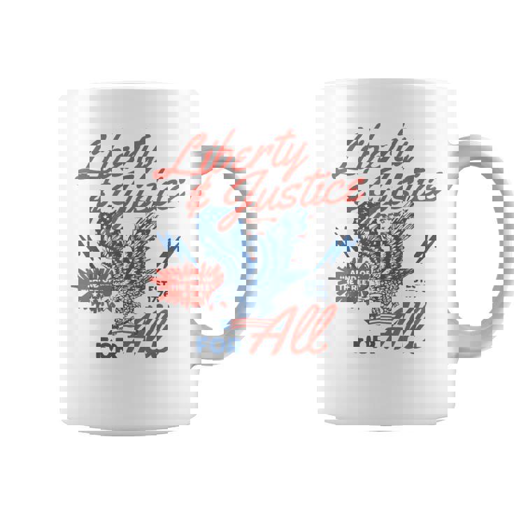 4Th July Land Of The Free Liberty And Justice For All Coffee Mug