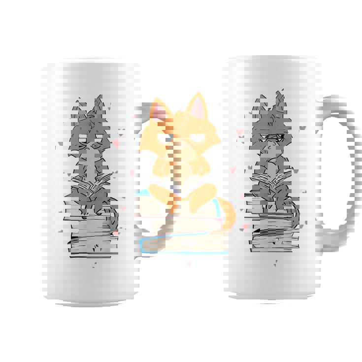 Cat & Amp Amp Book Lover シャツ 猫と本の愛好家 コーヒーマグ