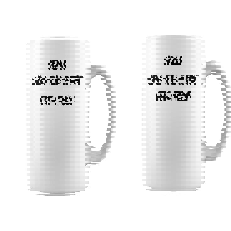 Clean Bible Character Humor – Noah The Ark-Itect Joke コーヒーマグ