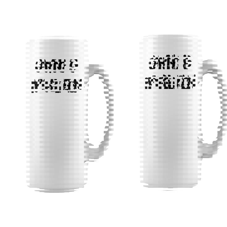 Gaming Is My Religion 面白いオタクゲームステートメント コーヒーマグ