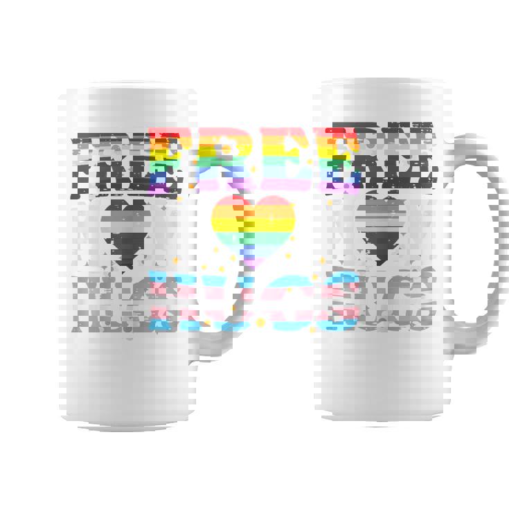 Gay Pride Month Free Mom Hugs Lgbtq Ally Trans Women Coffee Mug