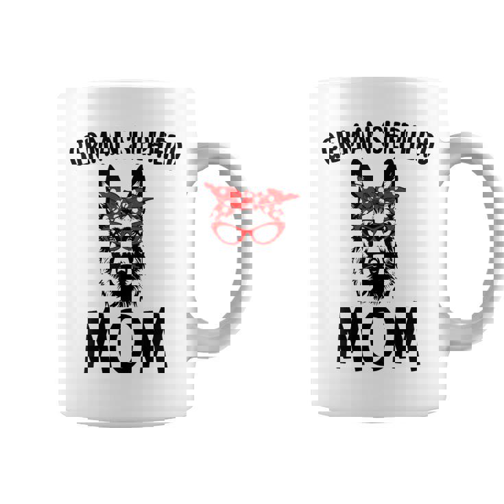 German Shepherd Mom Dog Mama Sunglasses Mother's Day Coffee Mug