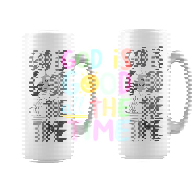 God Is Good All The Time Faith-Based Christian Bible Verse Coffee Mug