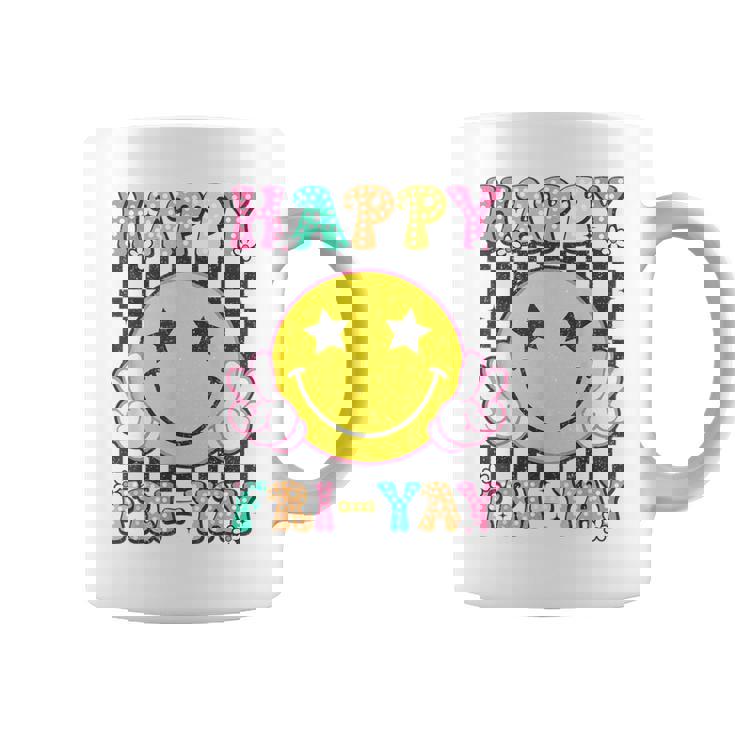 Happy Fri-Yay Groovy Teacher Friday Weekend Fri Yay Coffee Mug Happy Fri-Yay Groovy Teacher Friday Weekend Fri Yay Coffee Mug