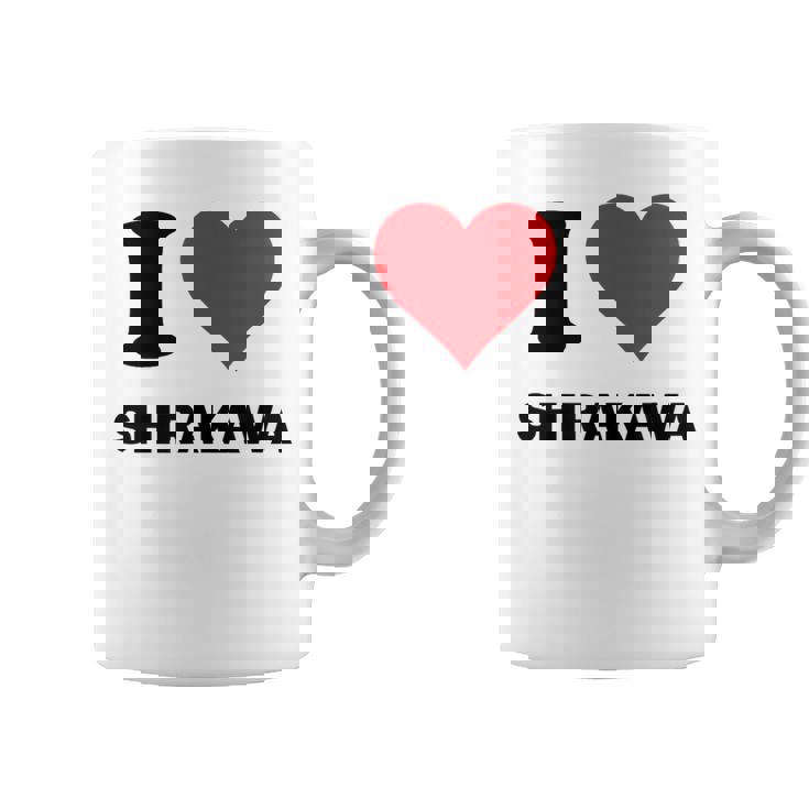 I Heart 白川ジャパンラブ 日本土産 コーヒーマグ