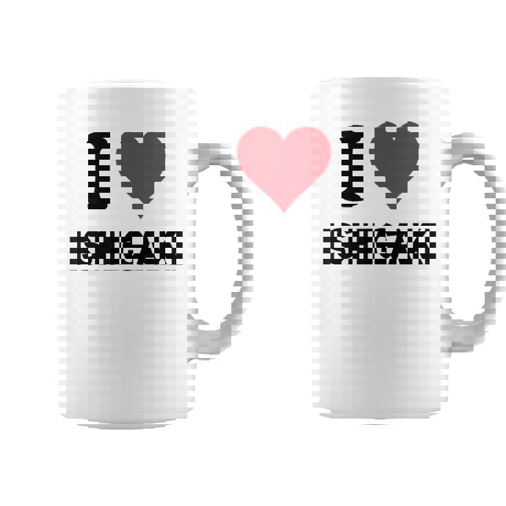 I Heart 石垣 Japan Love 日本土産 コーヒーマグ