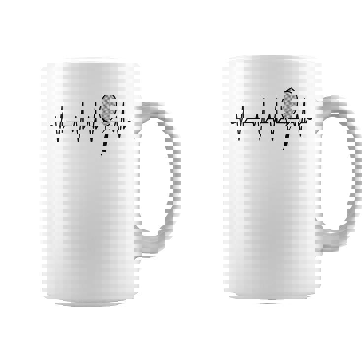 Heartbeat Ecg テニスラック メンズ レディース キッズ コーヒーマグ
