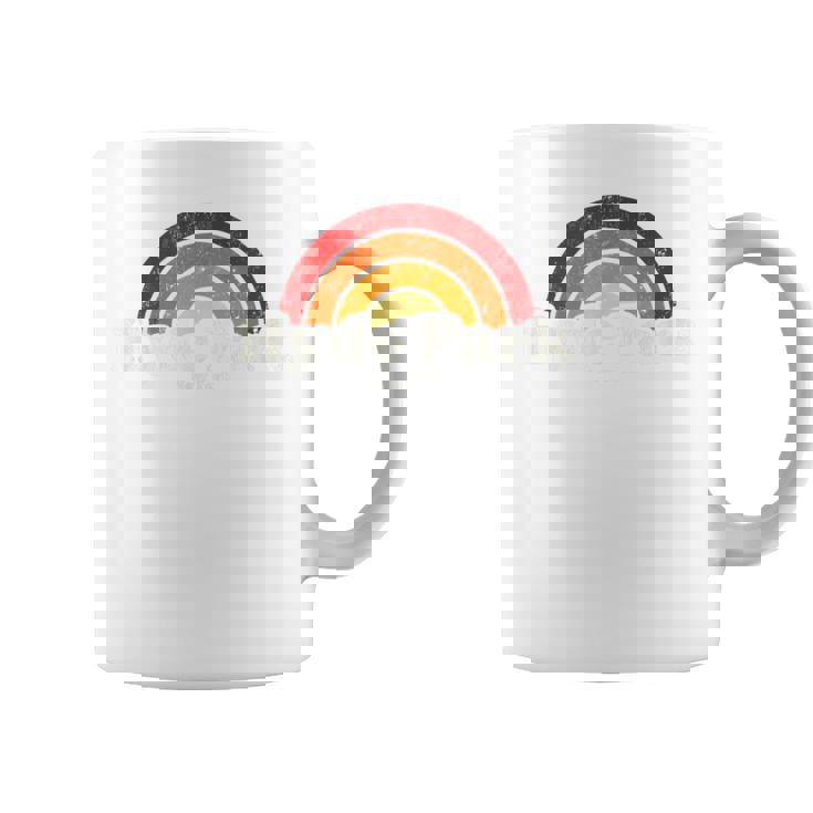 Hyde Park New York Ny ヴィンテージ 70年代 レトロレインボーデザイン コーヒーマグ