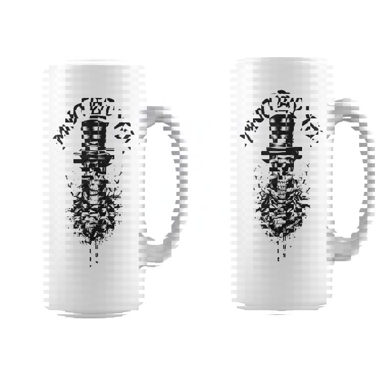 I'm Not Dead Yet Thekeleton Head コーヒーマグ