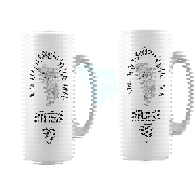 I'm Notingle I Have My Maltesealentines マルチーズ犬 コーヒーマグ