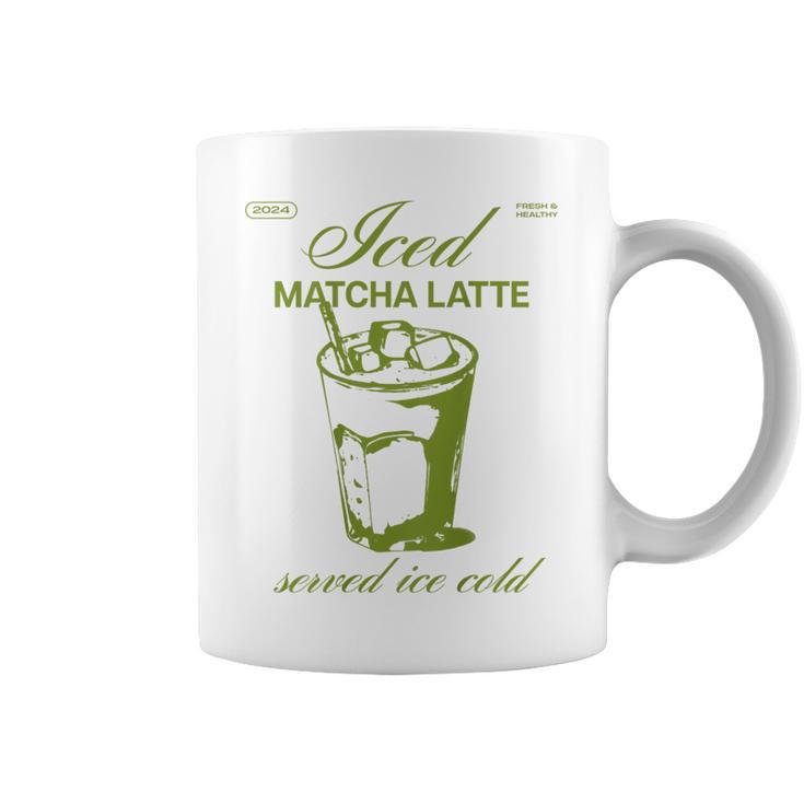 Iced Matcha Latte X Grüner Eiskaffee Eis Matcha Back Tassen