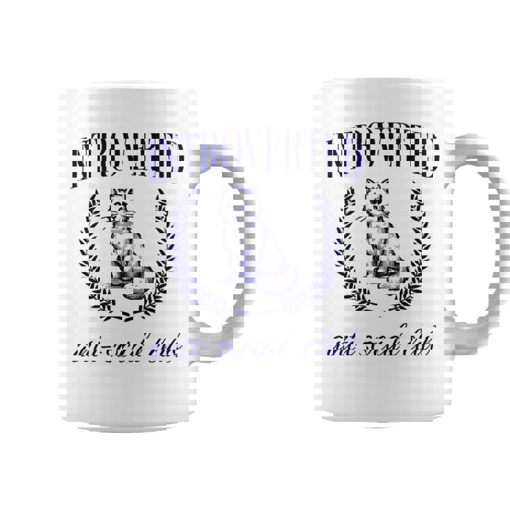 Introverted Antiocial Club 長袖tシャツ コーヒーマグ