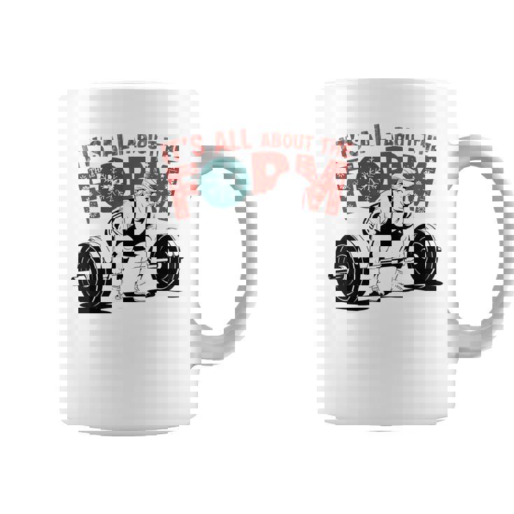 It's All About The Form デッドリフティング トランプ ワークアウト ジム 面白い コーヒーマグ