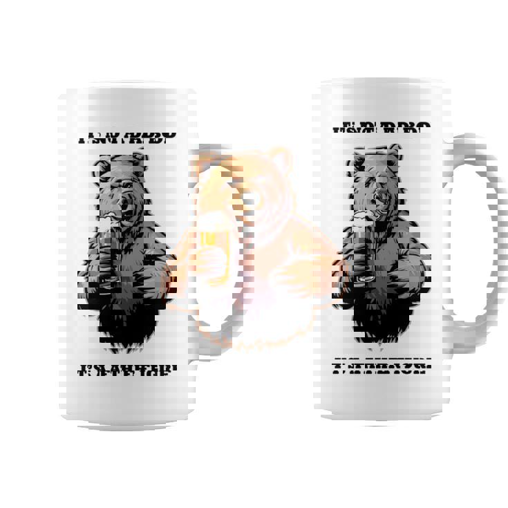 It's Not A Dad Bod、ビールで最高の人生を生きる父熊 長袖tシャツ コーヒーマグ