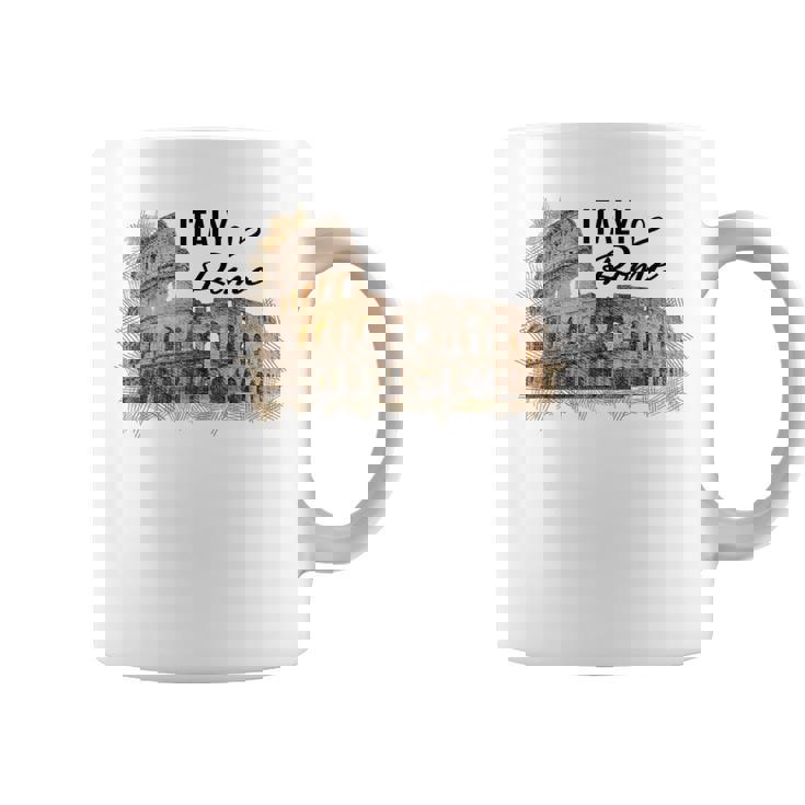 Italia Coliseo Roma Italia Amantes Hombres Es Niños Taza de café