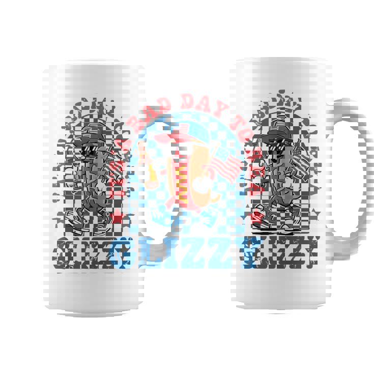 It's A Bad Day To Be A Glizzy 4Th Of July Hot Dog Coffee Mug