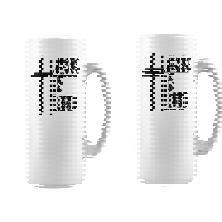 Jesus Is Lord 十字架 信仰 クリスチャン 聖書 神聖 コーヒーマグ