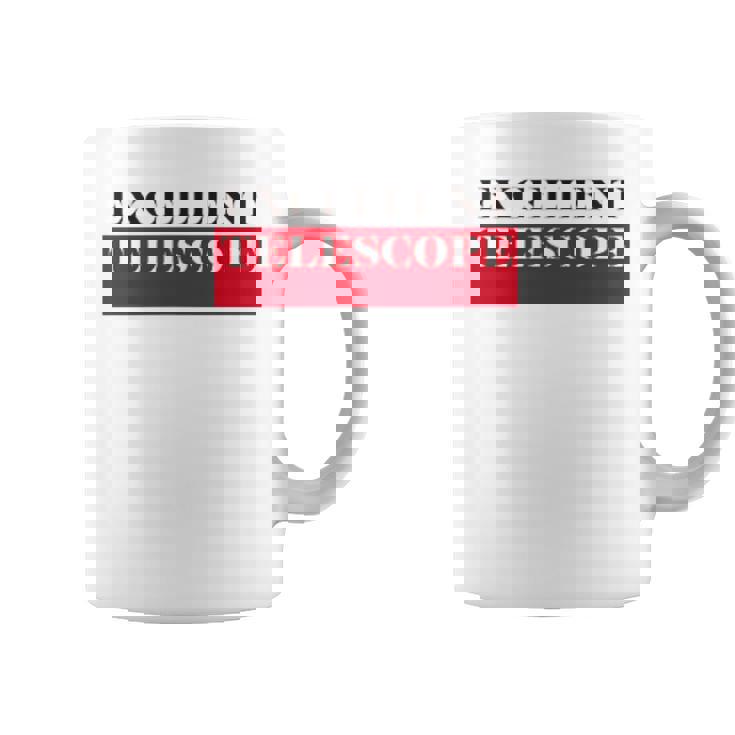 Kenko エクセレントテレスコープ 90年代復刻デザイン 両面デザイン淡色ボディ コーヒーマグ