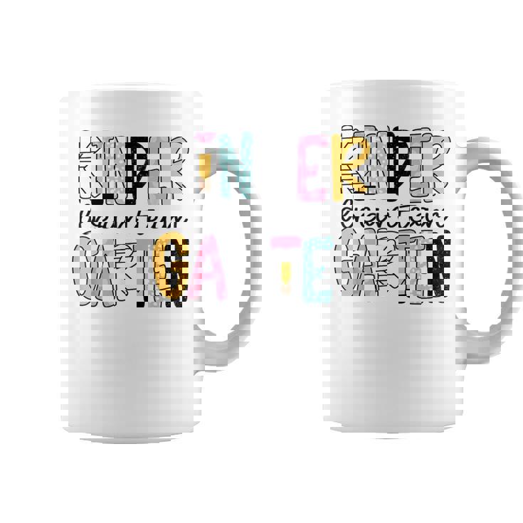 Kindergarten Dream Team Back To School Teacher Student Coffee Mug