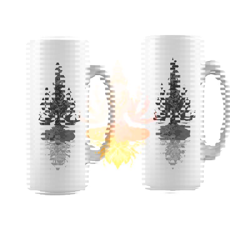 Lele ヒンドゥー教の神 ヴィシュヌ・ガネーシャ・シヴァモチーフ コーヒーマグ