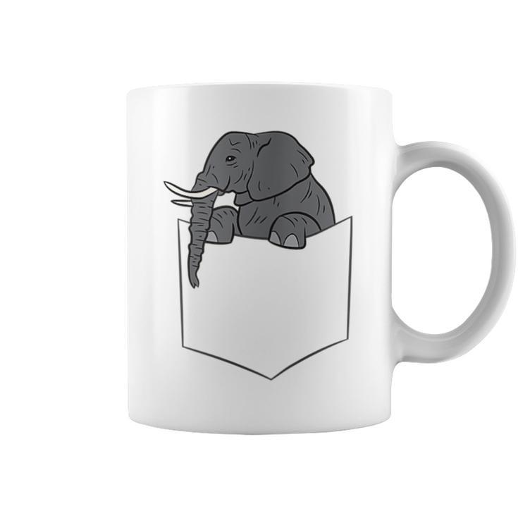 L'éléphant Dans La Poche Drôle D'éléphant De Poche Tasse