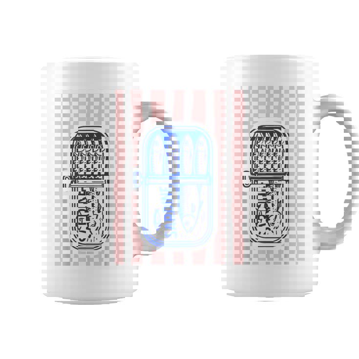 Les Sardines Fisherman Aesthetic Coastal Sardine Tinned Fish Coffee Mug