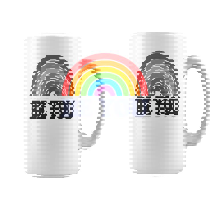 Lgbtq Be You Pocket Gay Pride Lgbt Ally Rainbow Flagintage コーヒーマグ