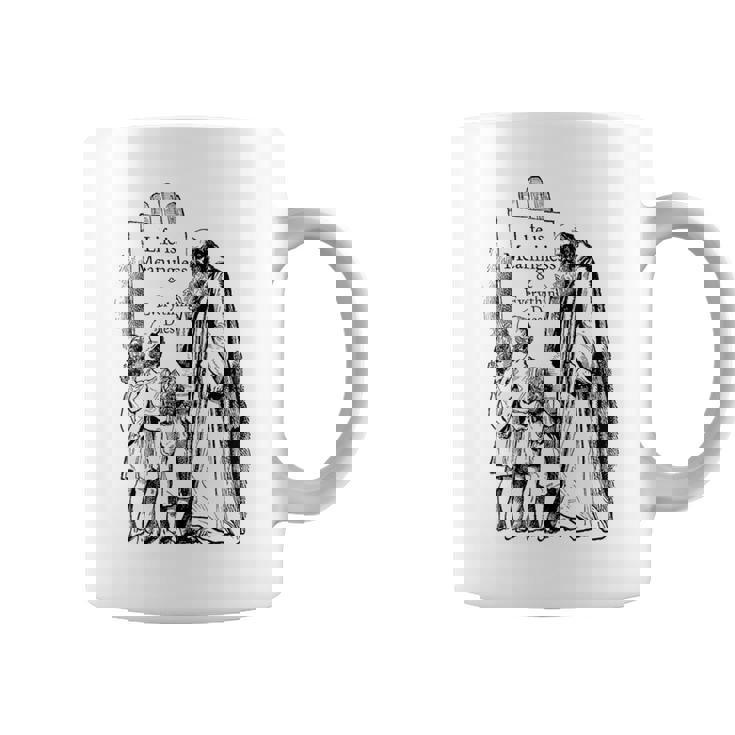 Life Is Meaningless 人生は無意味である-ニヒリストの哲学 コーヒーマグ