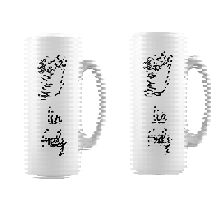 Live Freely コーヒーマグ