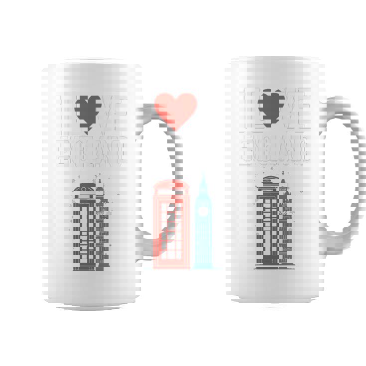 I Love Englandの象徴的なランドマークデザイン。 長袖tシャツ コーヒーマグ