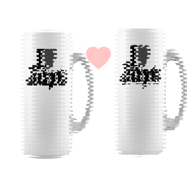 I Love Heart Jackpotslotslot Machines カジノラスベガス コーヒーマグ