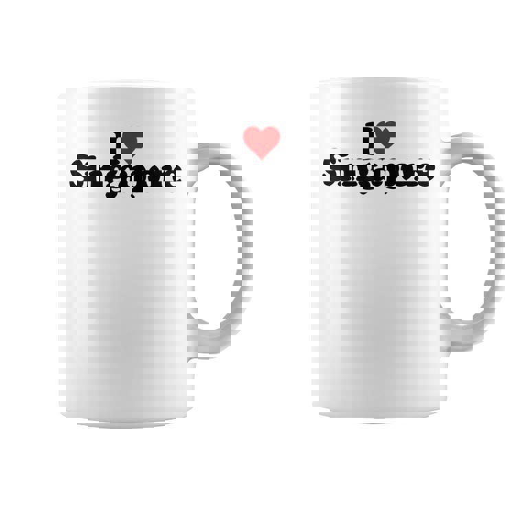 I Love Heart シンガポール コーヒーマグ