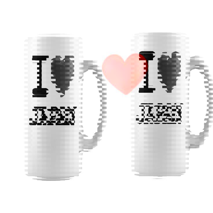 I Love Japan お土産 観光ハート コーヒーマグ