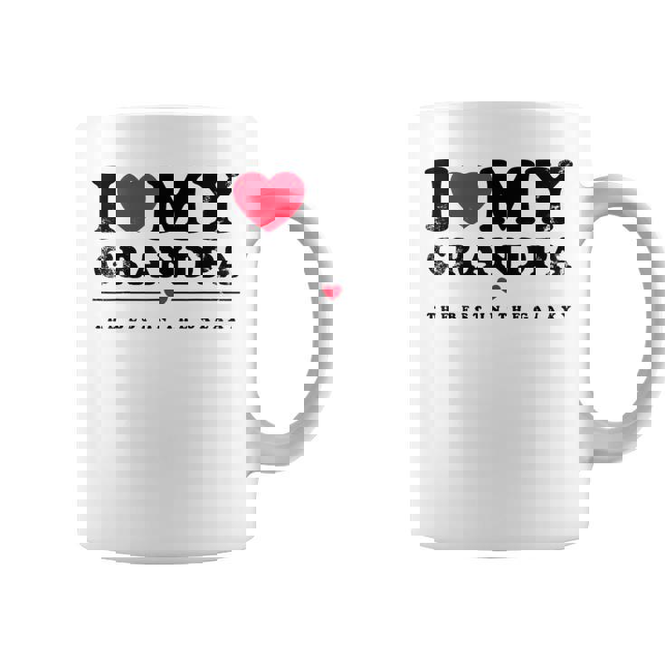 I Love My Grandpa I Heart My Grandpa コーヒーマグ