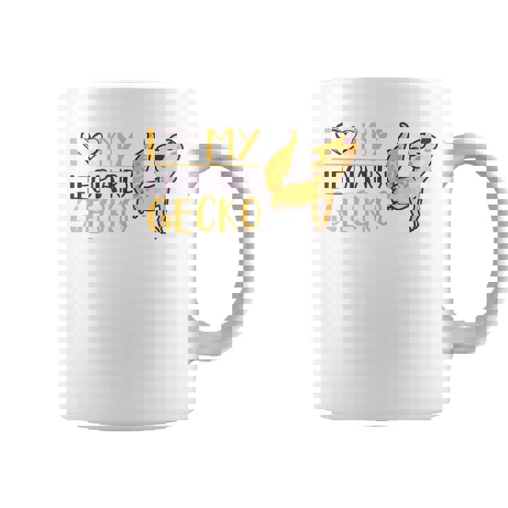 I Love My Leopard Gecko トカゲ ヒョウ ヤモリ 爬虫類 コーヒーマグ