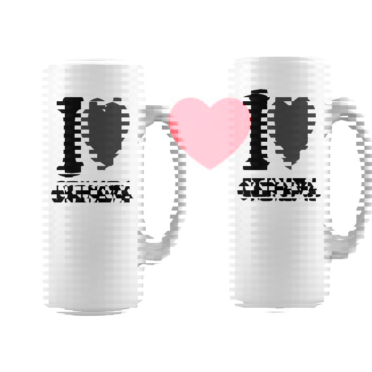 I Love Okinawa アイラブ 沖縄 メンズ 琉球 お土産 旅行 コーヒーマグ