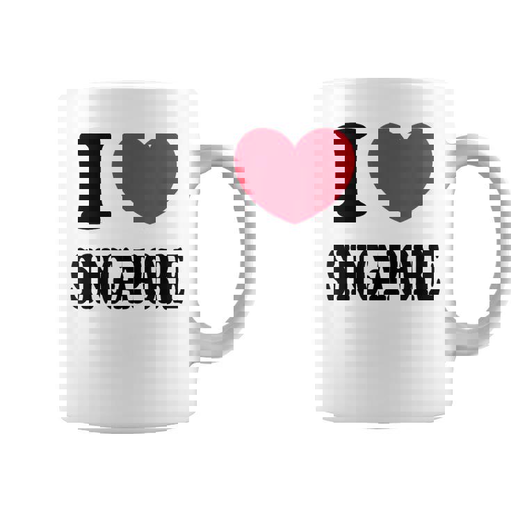 I Loveingapore シンガポールが大好き コーヒーマグ