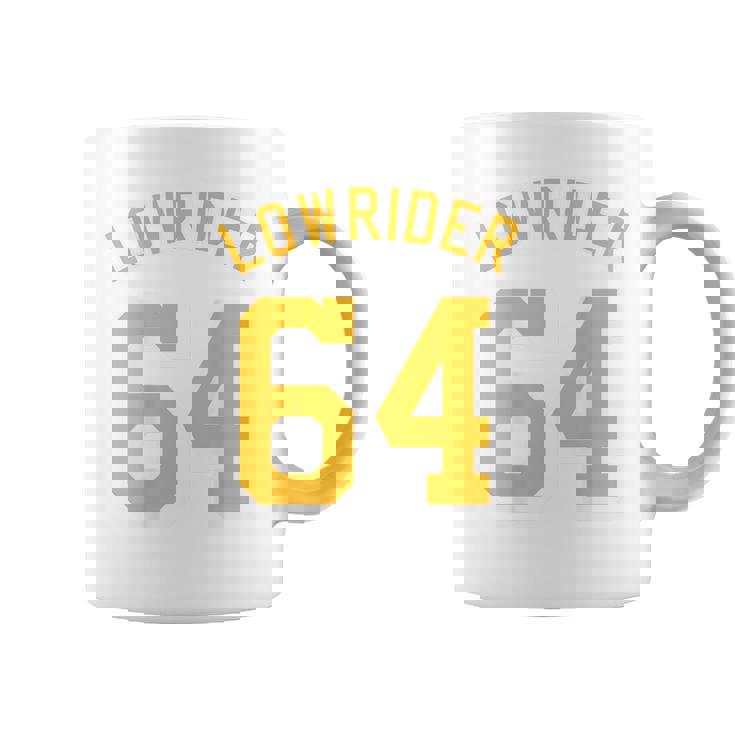 Lowrider 64 Jersey Number On The Back Classic Lowrider Car コーヒーマグ