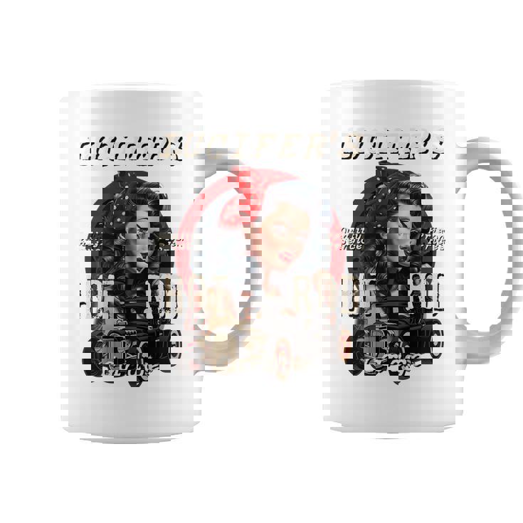 Lucifer's スーパーホットロッド ピンナップガール ロカビリー ガレージ レトロ コーヒーマグ