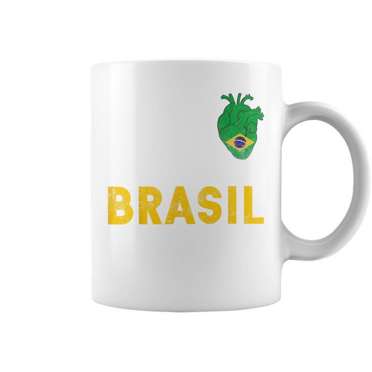 Maillot Brésil Football Brésil Drapeau Brésil Football Tasse