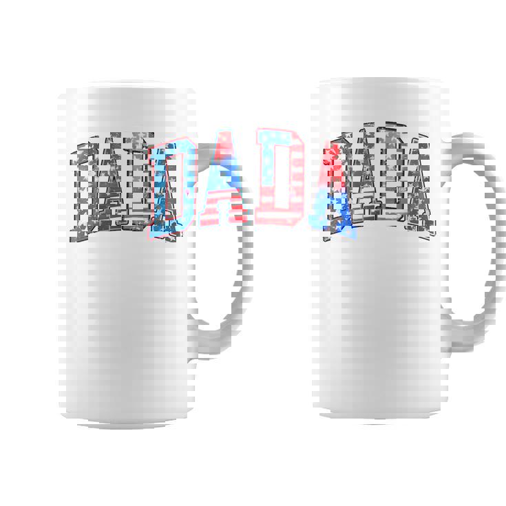 Mama Dada 4Th Of July American Family Matching Mom Dad Coffee Mug
