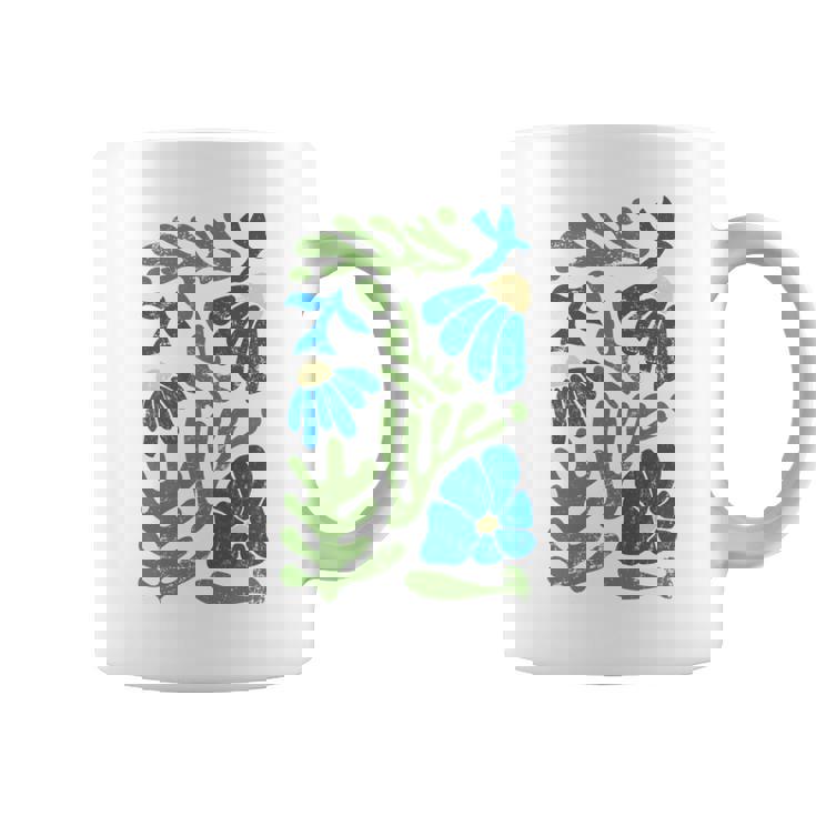 Matisse 抽象 秋 造花 美的 ペイント 長袖tシャツ コーヒーマグ