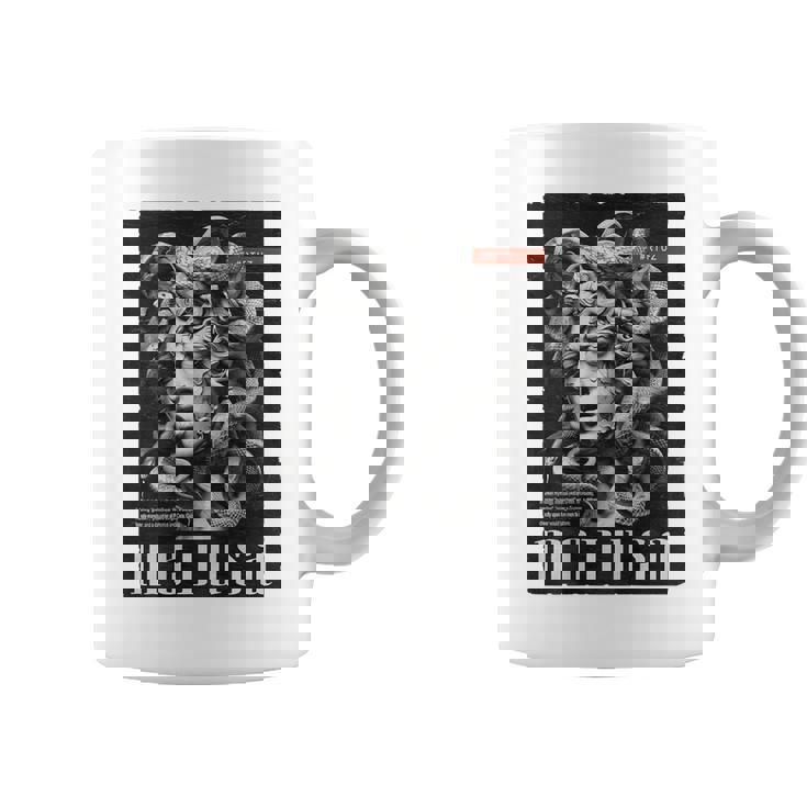 Medusa Backprint 女神の蛇 ギリシャ神話 バックプリント メデューサ コーヒーマグ