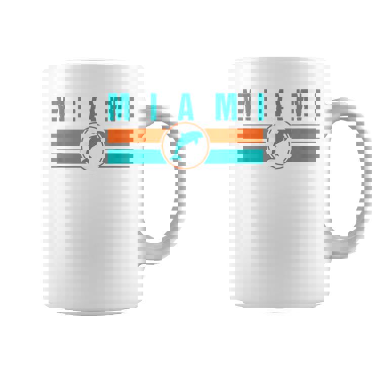 Mia マイアミ ローカルスタンダード Mia レトロ ドルフィン マイアミ Fl クラシック コーヒーマグ