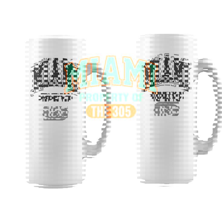 Miami Property 305 ストリートウェア マイアミシティカルチャースタイル コーヒーマグ