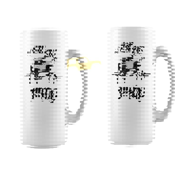 My Heart Beats For オフロード 4X4 Jb74 Gj 4Wd ファンアイボリー コーヒーマグ